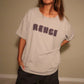 Oversized Grey Scrap Tee.