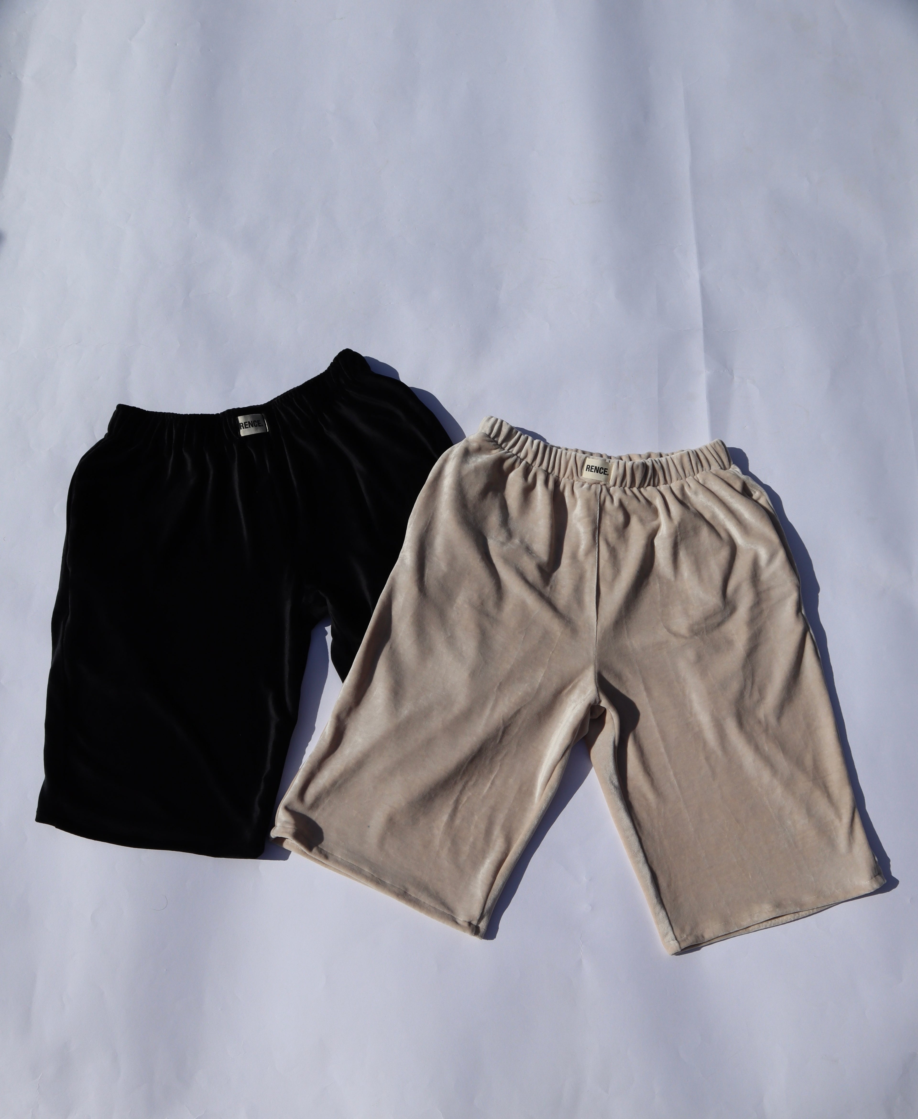 Velour Oversized Short