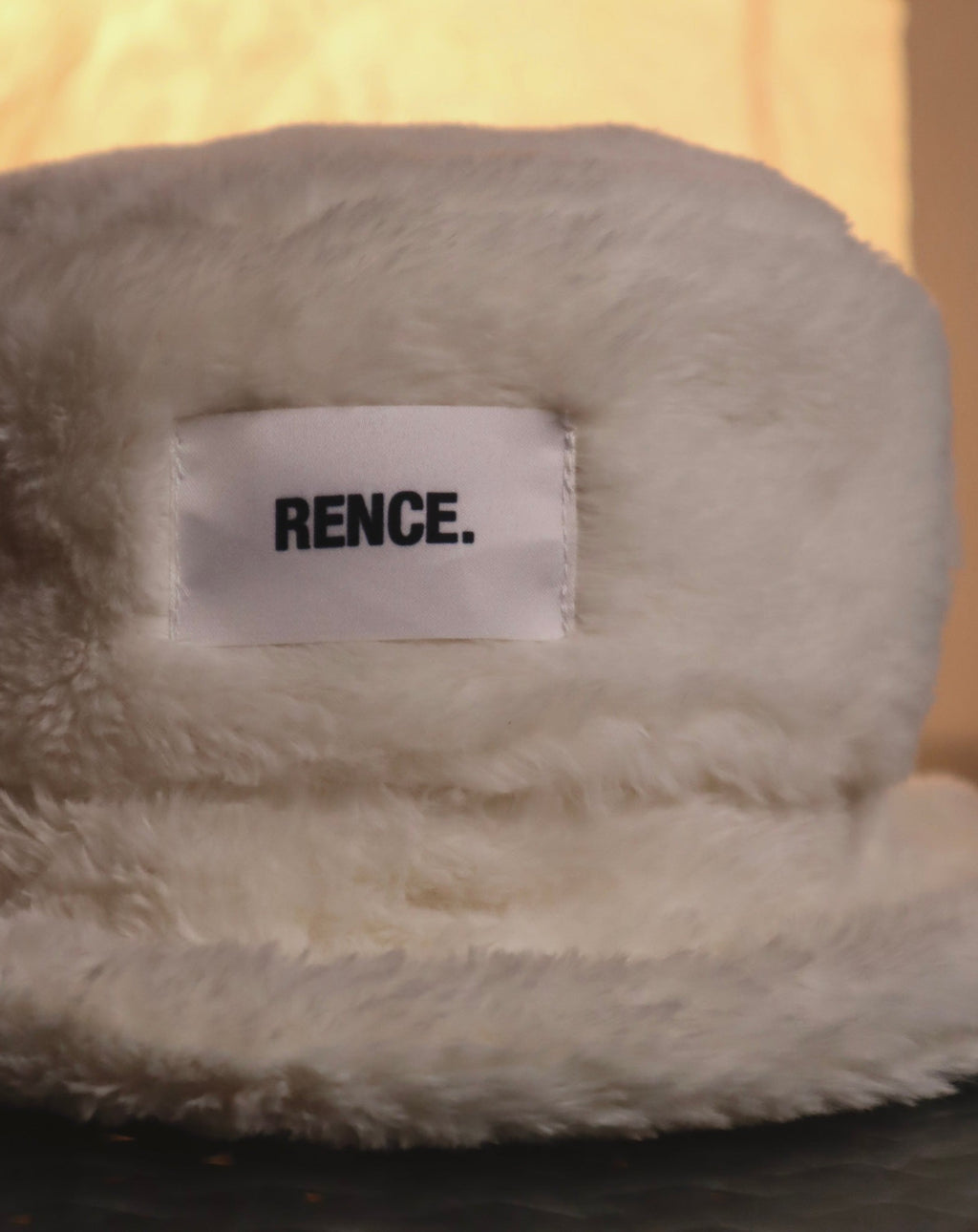 Ivory Fur Bucket Hat