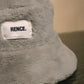 Grey Fur Bucket Hat
